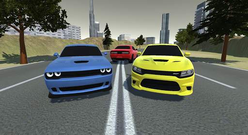 Highway Drift Challenger Speed Racing Srt Game 3D screenshot 1