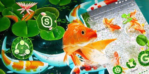 Koi Fish Launcher Theme screenshot 3