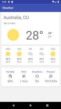 Weather screenshot 1