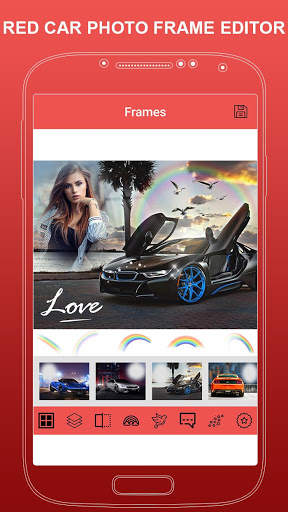 Red Car Photo Frame Photo Editor screenshot 6