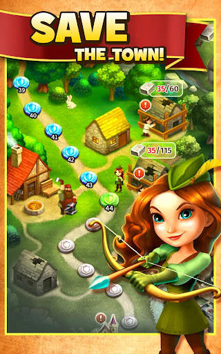 Robin Hood Legends – A Merge 3 Puzzle Game screenshot 2