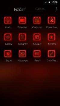 Red Tech Theme screenshot 3