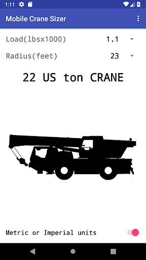 Mobile Crane Sizer screenshot 4