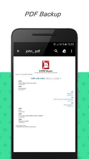 E2PDF SMS Call Backup Restore скриншот 4