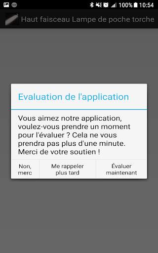Haut faisceau lampe de poche torche screenshot 11