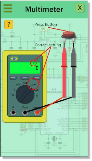 Multimeter Simulator screenshot 1