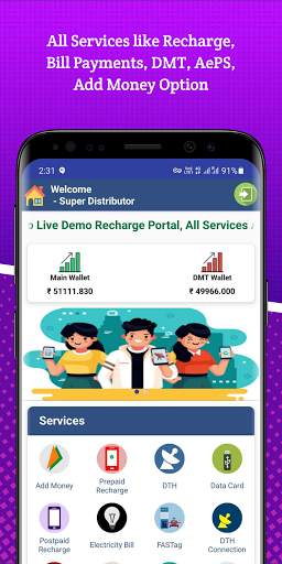 Live Demo 3 - Recharge, BBPS, mATM, AePS, DMT&More screenshot 1