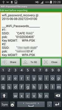 WiFi Key Recovery (ROOT) screenshot 6