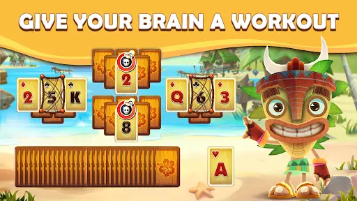 Tiki Solitaire TriPeaks screenshot 1