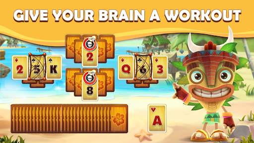 Tiki Solitaire TriPeaks screenshot 1