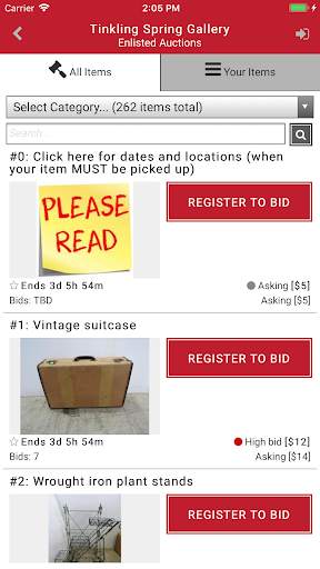 Enlisted Auctions screenshot 4