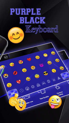 Purple Black Business Keyboard screenshot 2