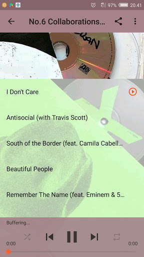 Ed Sheeran Popular Songs screenshot 1