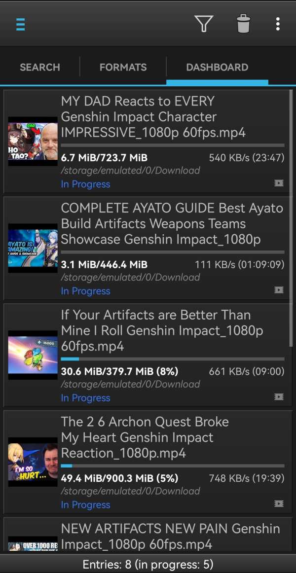 Dentex YouTube Downloader screenshot 6