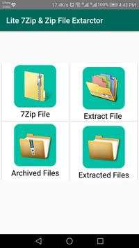 Lite 7z & 7Zip File Extarctor screenshot 1