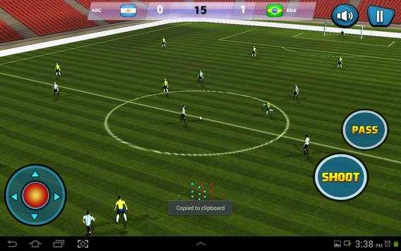 football 2015:sepak bola nyata screenshot 2