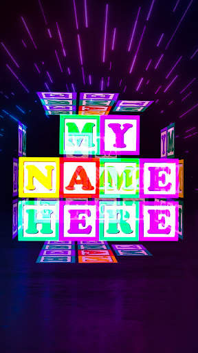 3D My Name Live Wallpaper screenshot 7