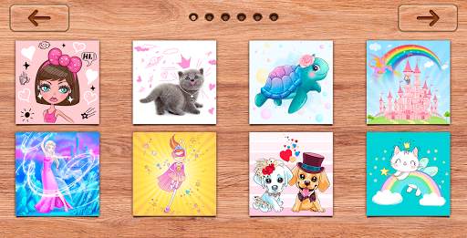Princess puzzles - Girl games screenshot 4