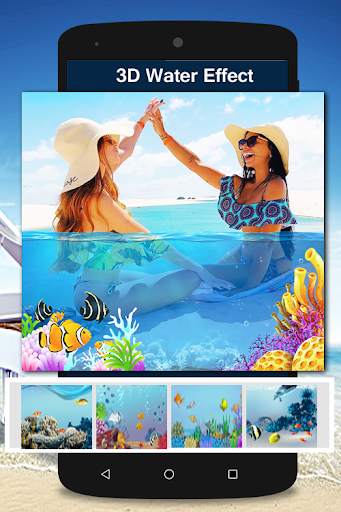 3D Water Effects : Aquarium Underwater Photo Frame screenshot 3