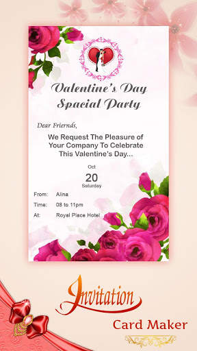 Digital Invitation Card Maker screenshot 1