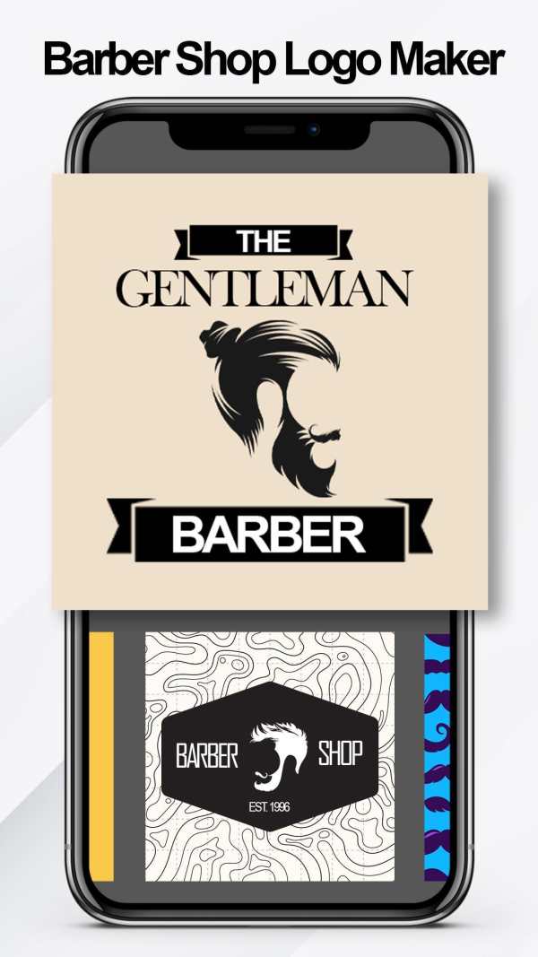 Barber Shop Logo Design ? Hair Style Logo Maker screenshot 1