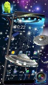 Space Galaxy 3D Parallax Launcher Theme👽 screenshot 1