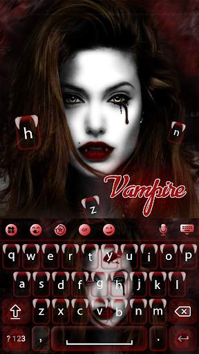 Vampire Keyboard Theme स्क्रीनशॉट 4