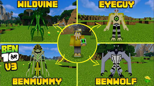 Mod Ben 10 Alien for Minecraft PE - Mod Omnitrix screenshot 5