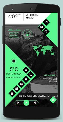 Angle Launcher - App lock, Hide App, HD wallpaper screenshot 15
