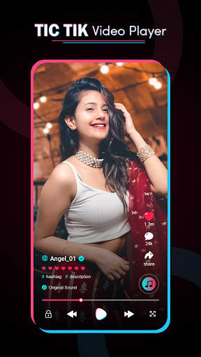 Tic Tik Video Player - Video Player 2020 स्क्रीनशॉट 1