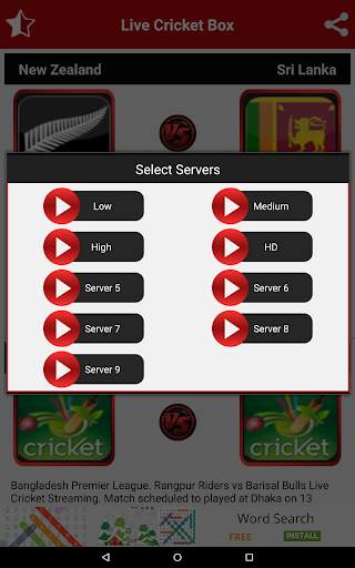 Live Cricket Box screenshot 3