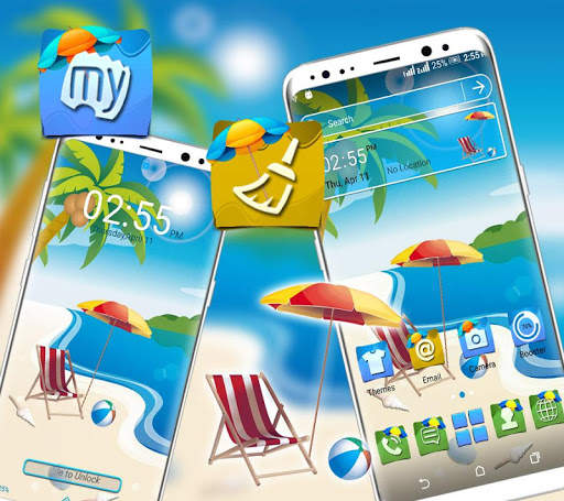 Cool Beach Launcher Theme screenshot 3