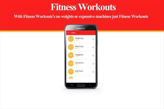 Fitness Workouts (No Weights) screenshot 1