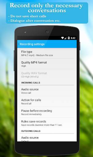 Call recorder: CallRec screenshot 5