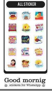 Good Morning Stickers For WhatsApp screenshot 1