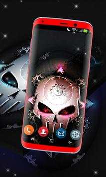 Steampunk Skull Clock 3 تصوير الشاشة