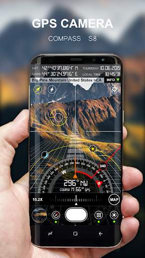 Compass S8 (GPS Camera) screenshot 1