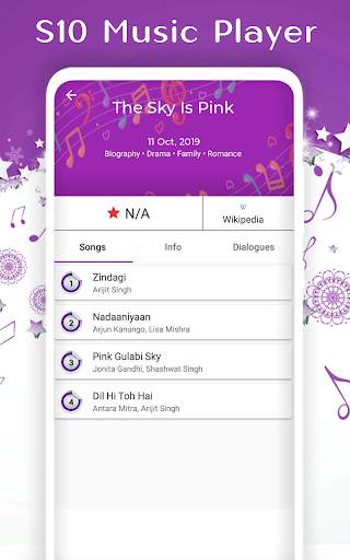 S10 Music Player screenshot 2
