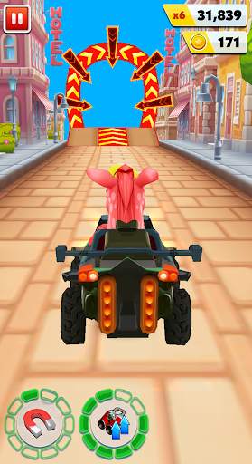 Pony Craft Unicorn Car Racing screenshot 2