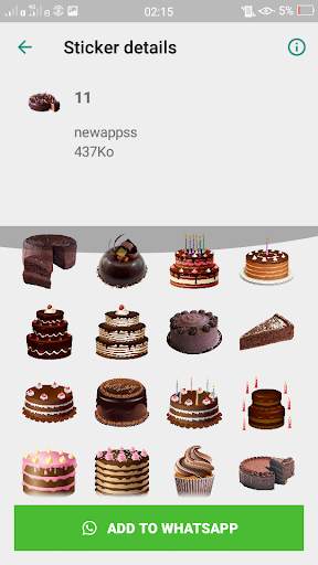 Birthday Stickers For WhatsApp (WAStickerApps) screenshot 7