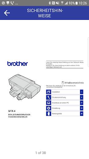Brother GT/ISM Support App screenshot 4
