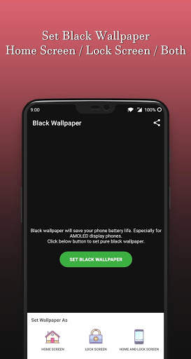 Pure Black Wallpaper screenshot 2
