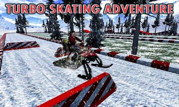 Snowmobile Ice Land Racing – Xtreme Offroad Trails screenshot 4