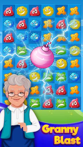 Granny Blast - Free Match 3 Puzzle Adventure Game screenshot 1