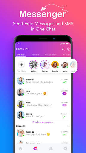 Pro Messenger - Free Text, Voice & Video Chat screenshot 1