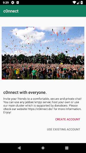 c0nnect messenger PRO ( XMPP / jabber ) screenshot 1