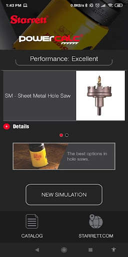 Starrett PowerCalc скриншот 3