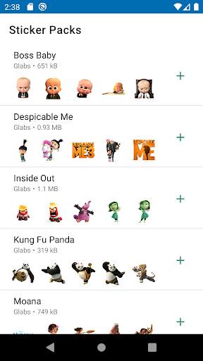 Hollywood Movie Stickers screenshot 1
