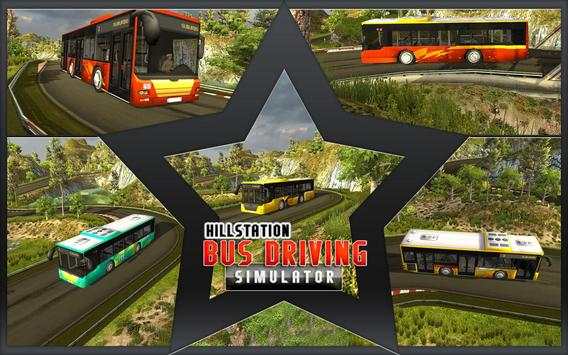 Hill climb bus driving : mountain bus simulator screenshot 6