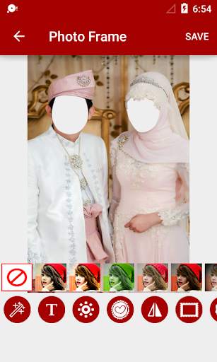 Hijab Wedding Couple Suit screenshot 3